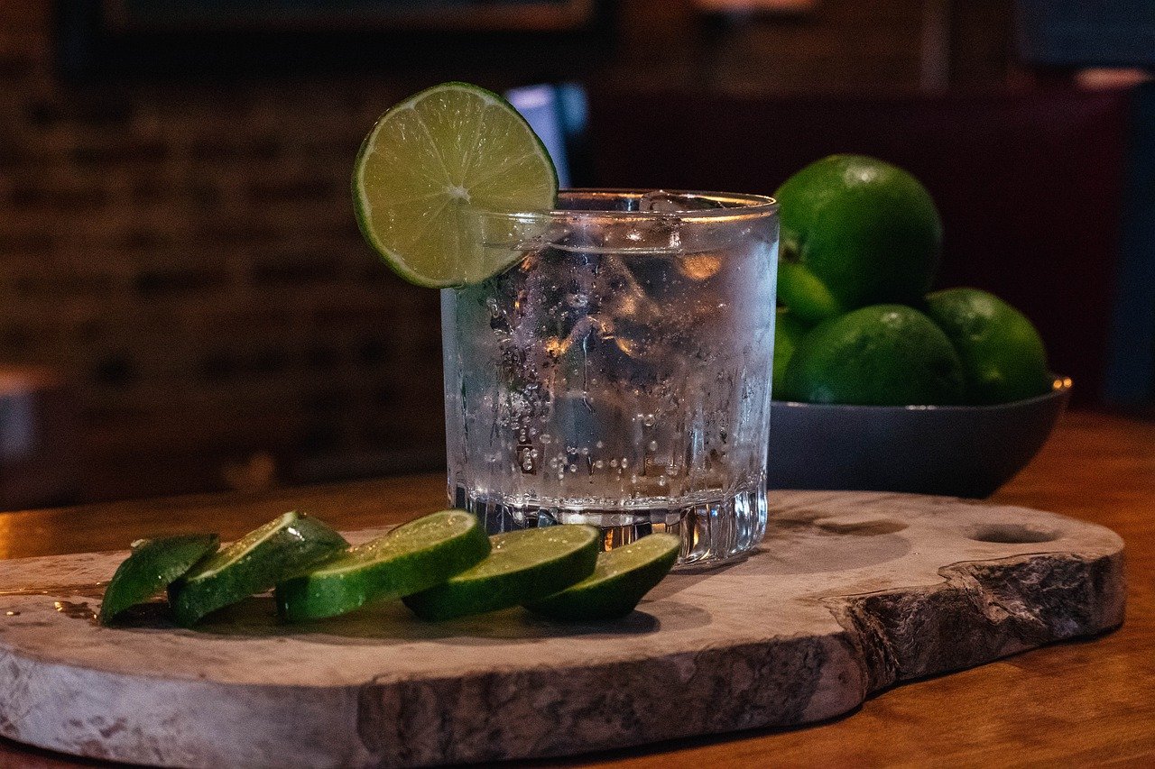 cocktail, gin, tonic