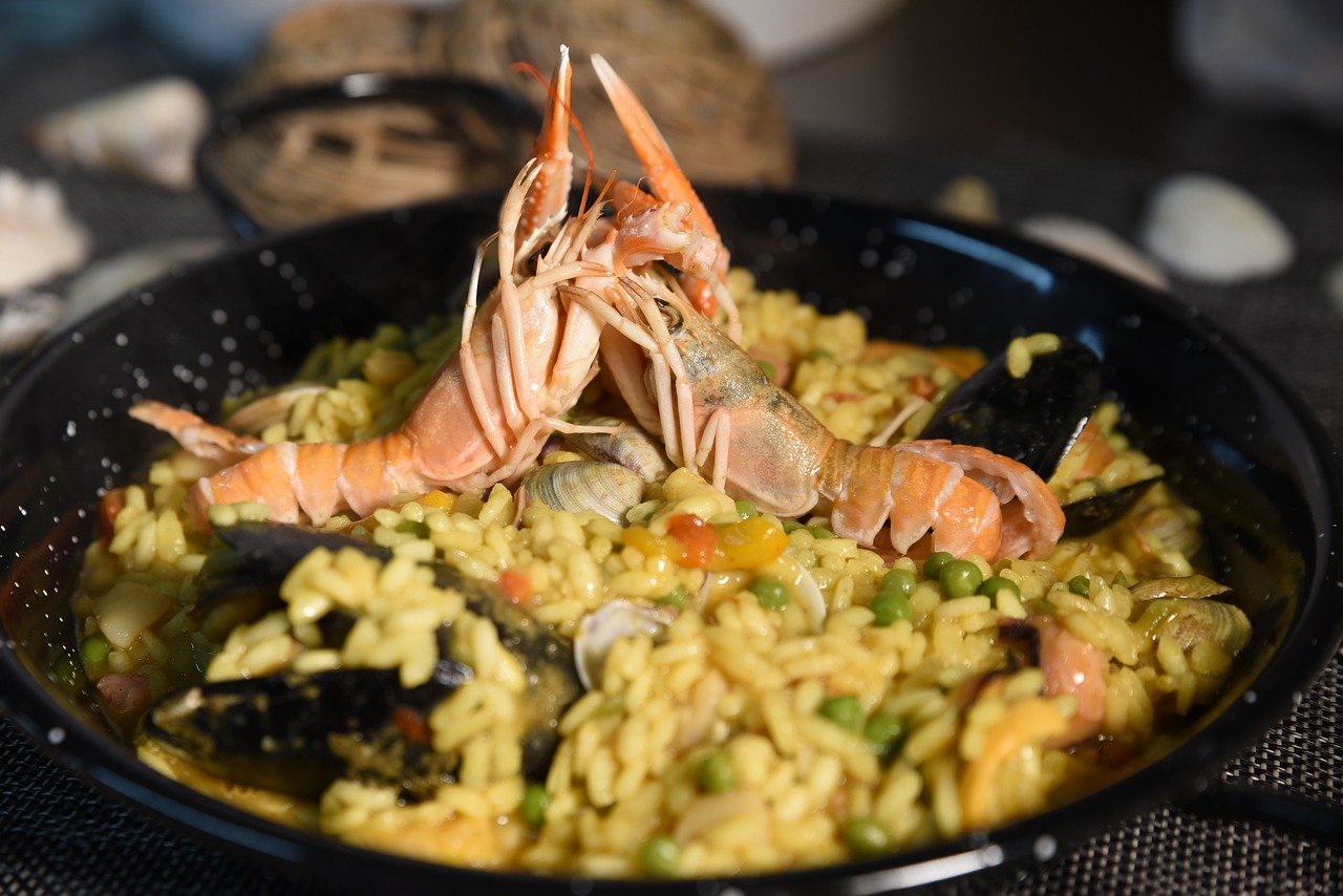 meal, dish, paella